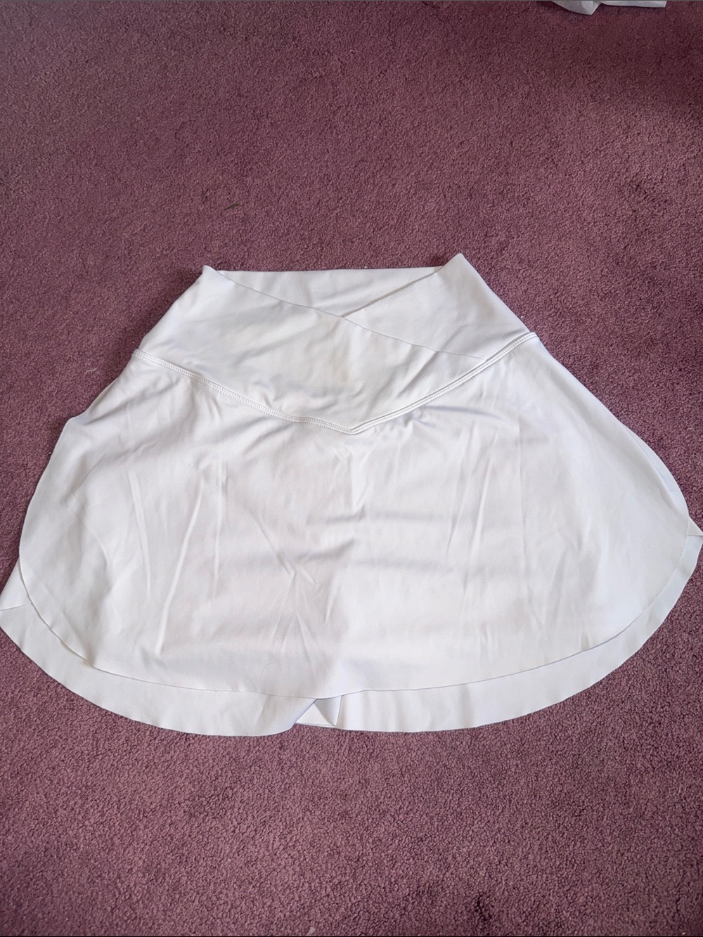 HALARA White Athletic Skirt